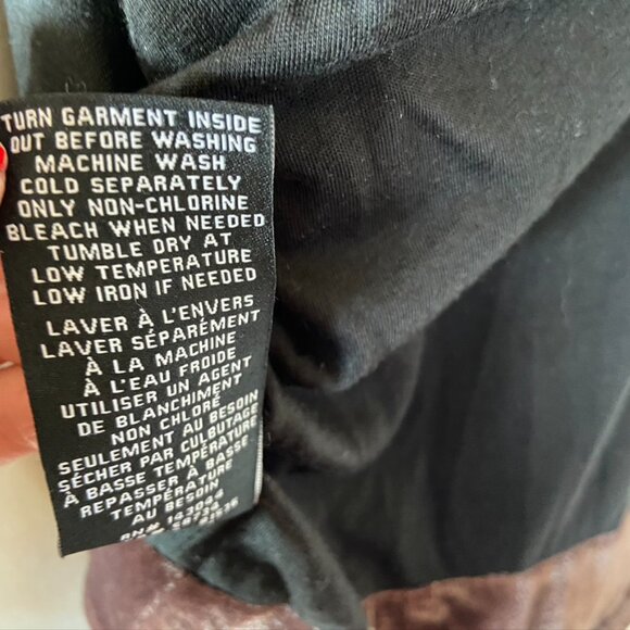 7 For All Mankind Mahogany Brown Cropped Quilted Velvet Bomber Jacket Sz XS NWOT - Picture 14 of 15